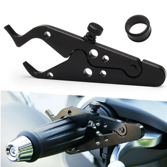 Motorcycle Cruise Control Throttle Aluminum Lock Assist Retainer Wrist Grip Tool