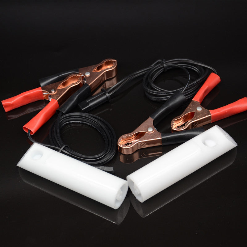Car Vehicle Tool Fuel Injector Flush Nozzle Cleaner Battery Clip Adapter Kit Set