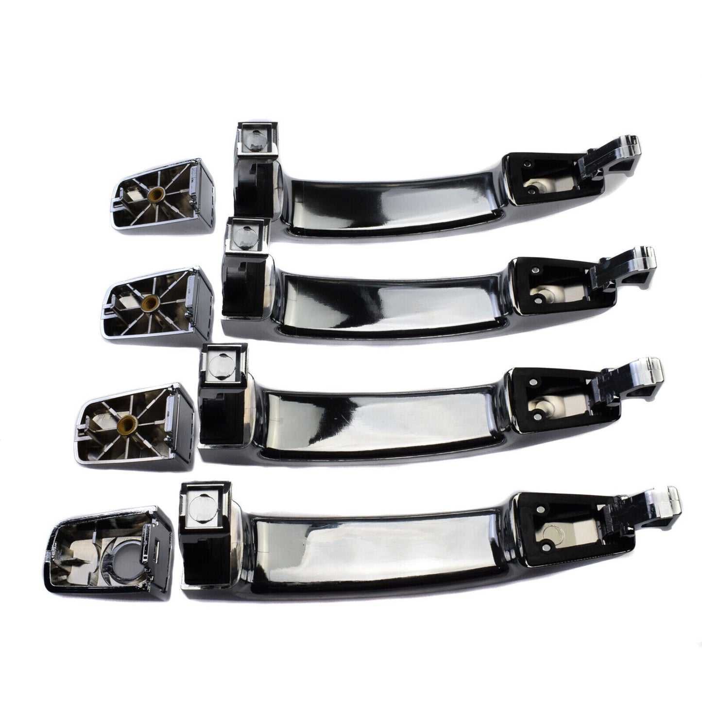 for Chevrolet Aveo 2007-2009 1.6L I4 Chrome Exterior Outer Door Handles 4PCS Set
