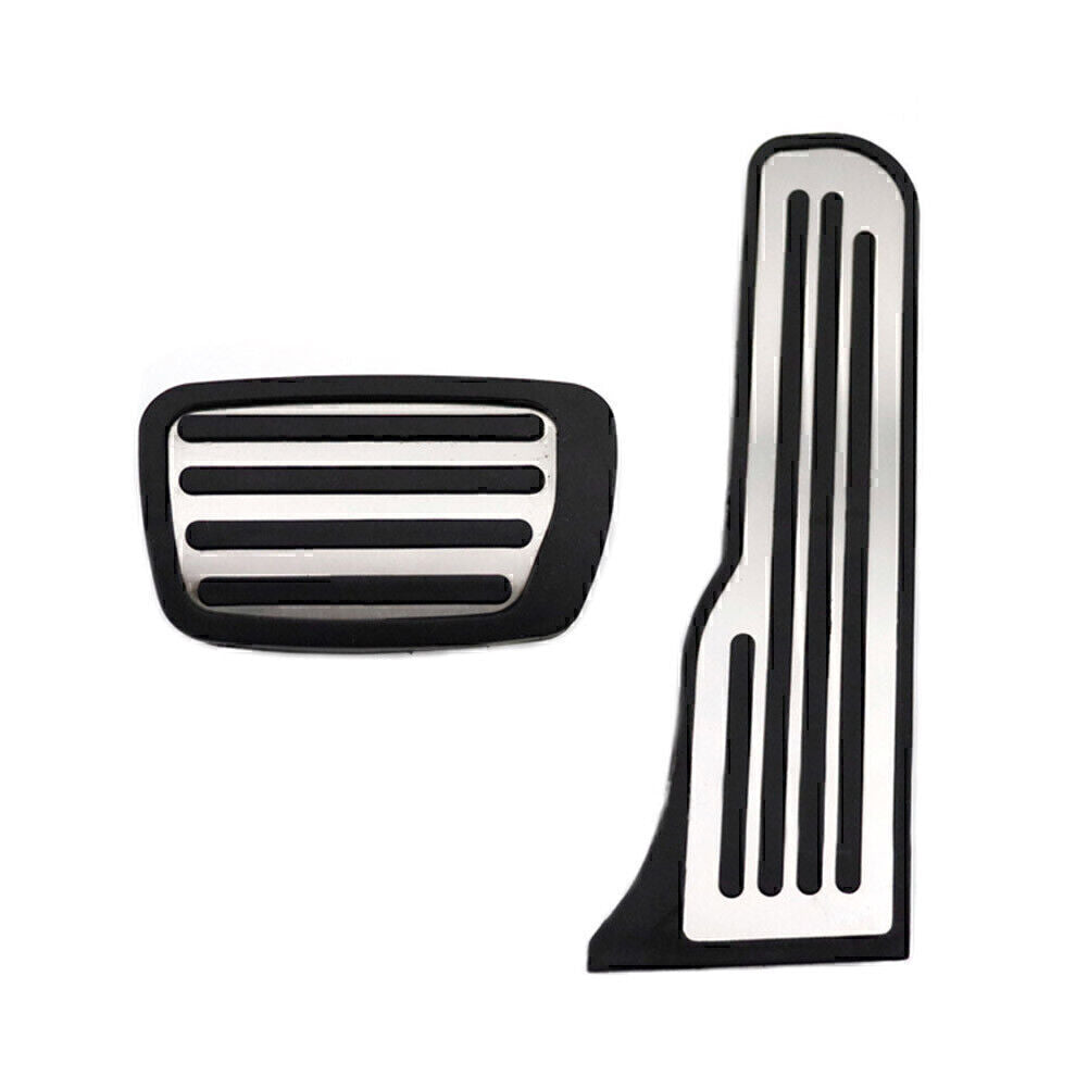 2 x Car Foot Gas Brake Pedals Cover Kit Fit for Chevrolet Camaro 2016+ Auto
