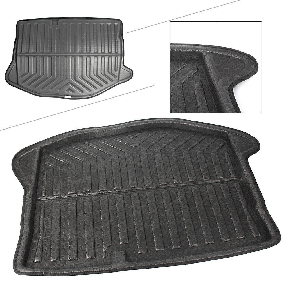 Rear Trunk Cargo Mat Liner Boot Floor Tray for Ford Fiesta Hatchback 2009-2017