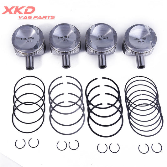 1.8T EA888 Piston Assembly w/Upgrades Wave Scraper Ring for VW for Passat CC