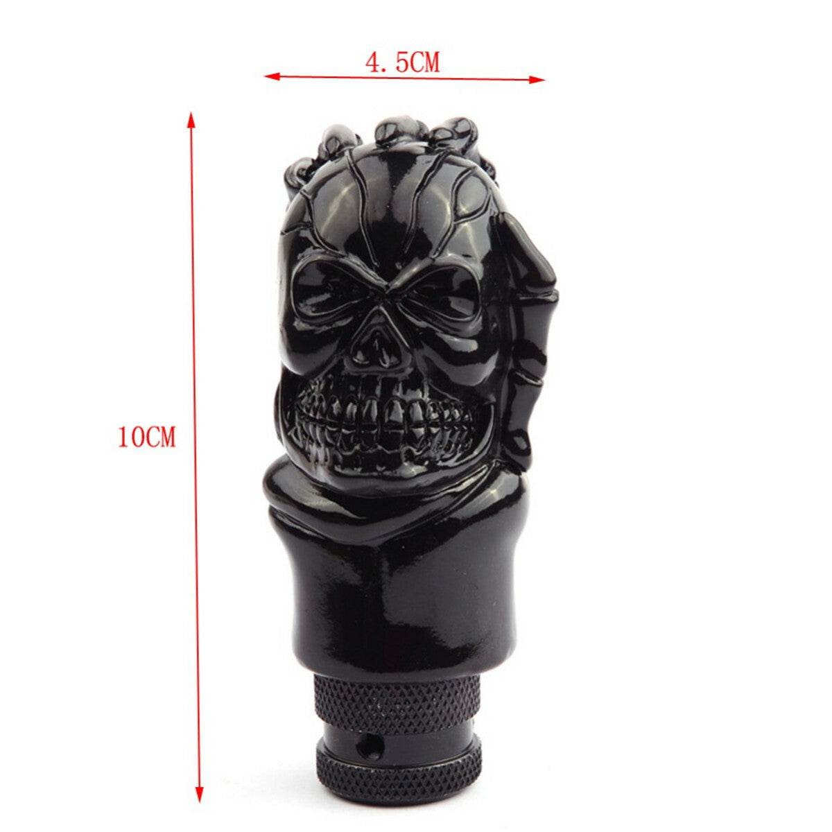 Manual Car Skull Head Shift Knob Gear Stick Shifter Lever Interior Accessories