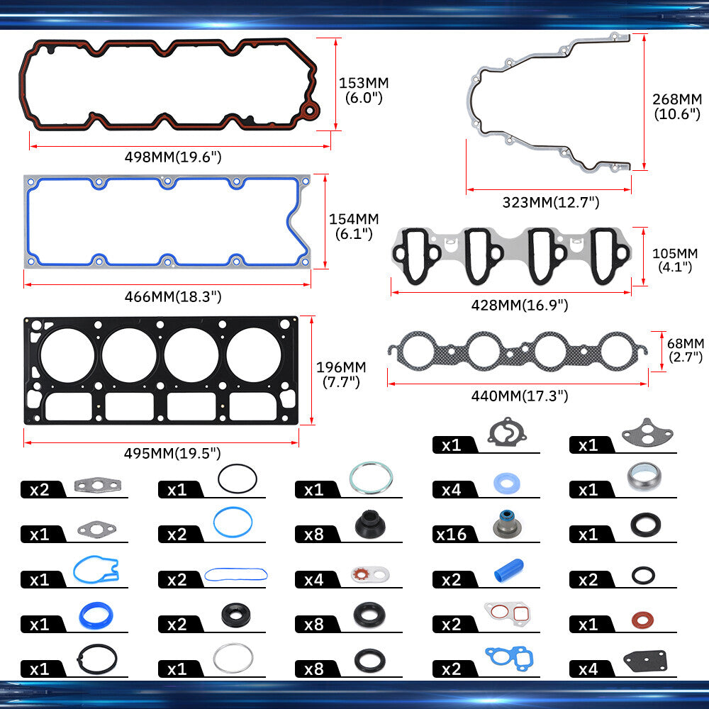 For 07-13 for Chevrolet for GMC 5.3L Truck  SUV NON DOD/AFM Camshaft Lifters Bolts Kit