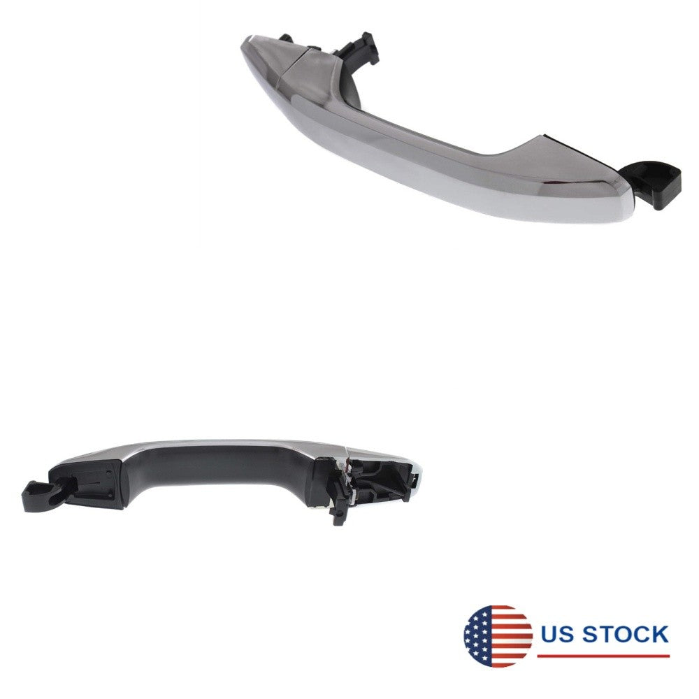 for Chevrolet Silverado 1500 2014-2018 Car Set of 4 Chrome Exterior Door Handle