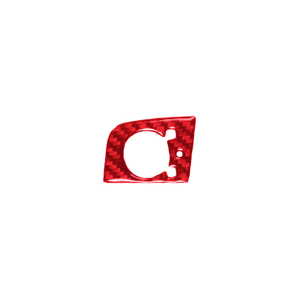 Carbon Fiber Mirror Control Button Panel Trim Frame for Audi TT 8N 2001-2006 Red