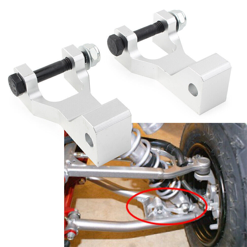 2X Front Lowering Kit Aluminum Silver Fit for Yamaha 700 350 ATV