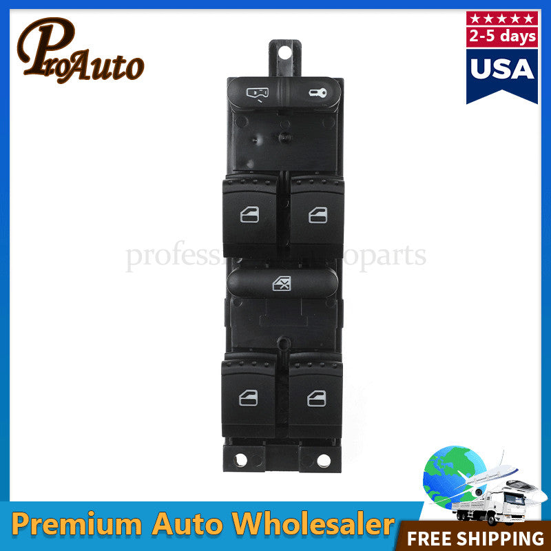 Power Window Switch 1J4959857D For 99-05 for Volkswagen for Jetta for Passat for Golf Front Left