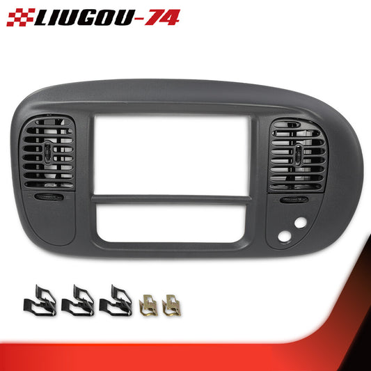 Center Dash Radio A/C Vent Air Bezel Fit for Ford F150 Expedition 97-03 Gray