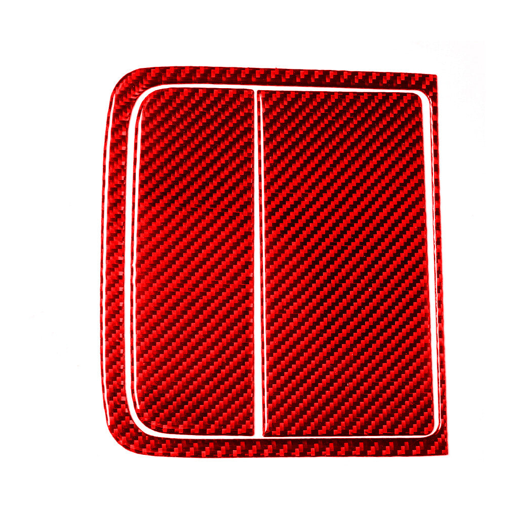 Red Carbon Fiber Front Overhead Light Cover Trim for Subaru Forester 2005-2008