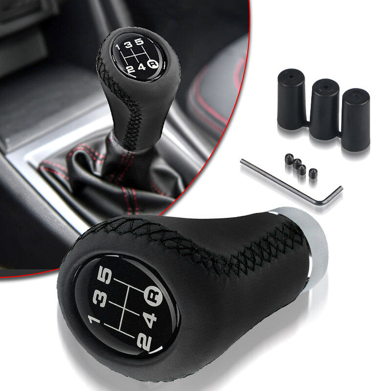 5 Speed Universal Car Manual Shift Knob Gear Stick Shifter Lever Aluminum New