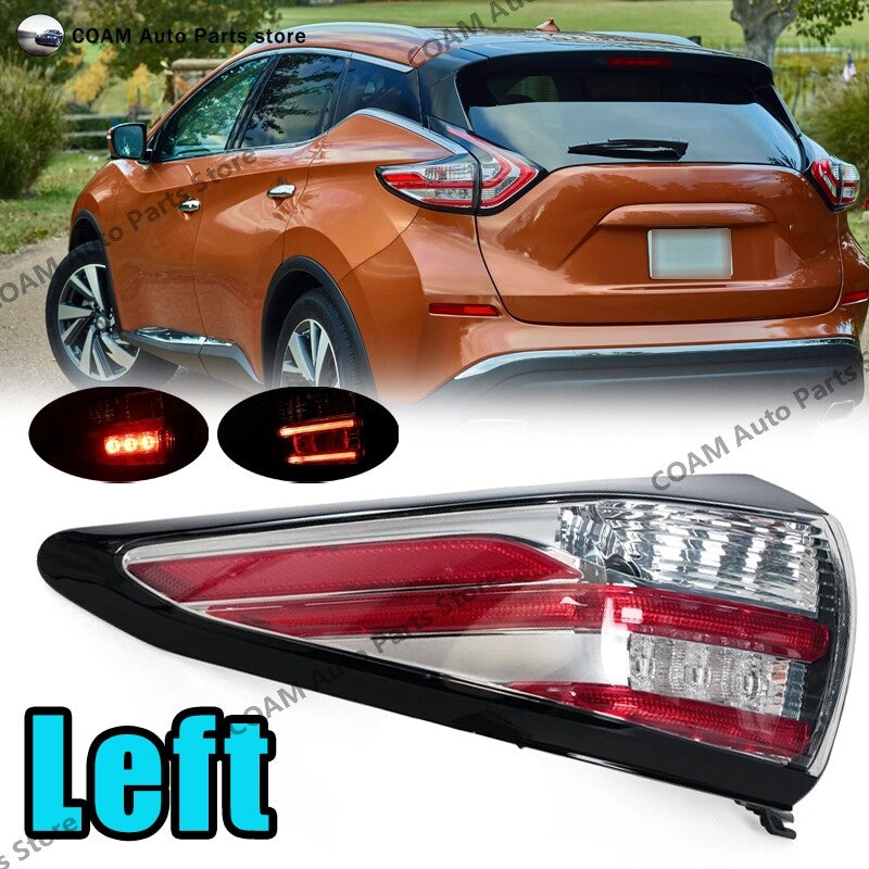 Left side: Applicable to for Nissan Murano 2015-2018 rear exterior taillight turn signal light.
