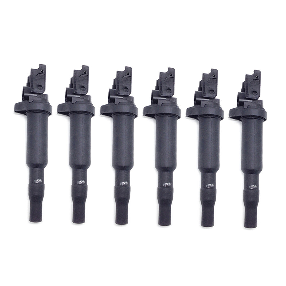 6-pack ignition coils (0221504470, 12137594937, 12137571643) suitable for 325i, 328i, 335, 54655