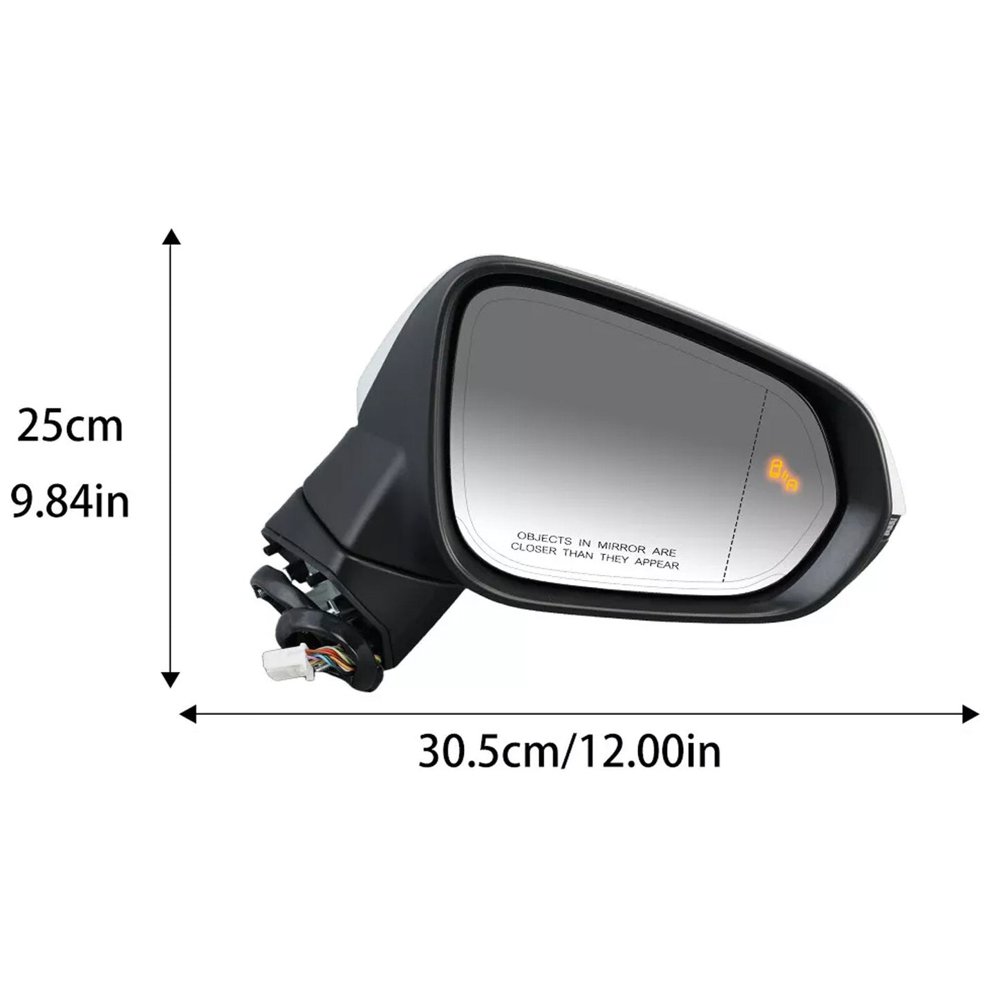 Right White Side Mirror W/Blind Spot for Lexus RX350 350L RX450h RX450hL 16-22