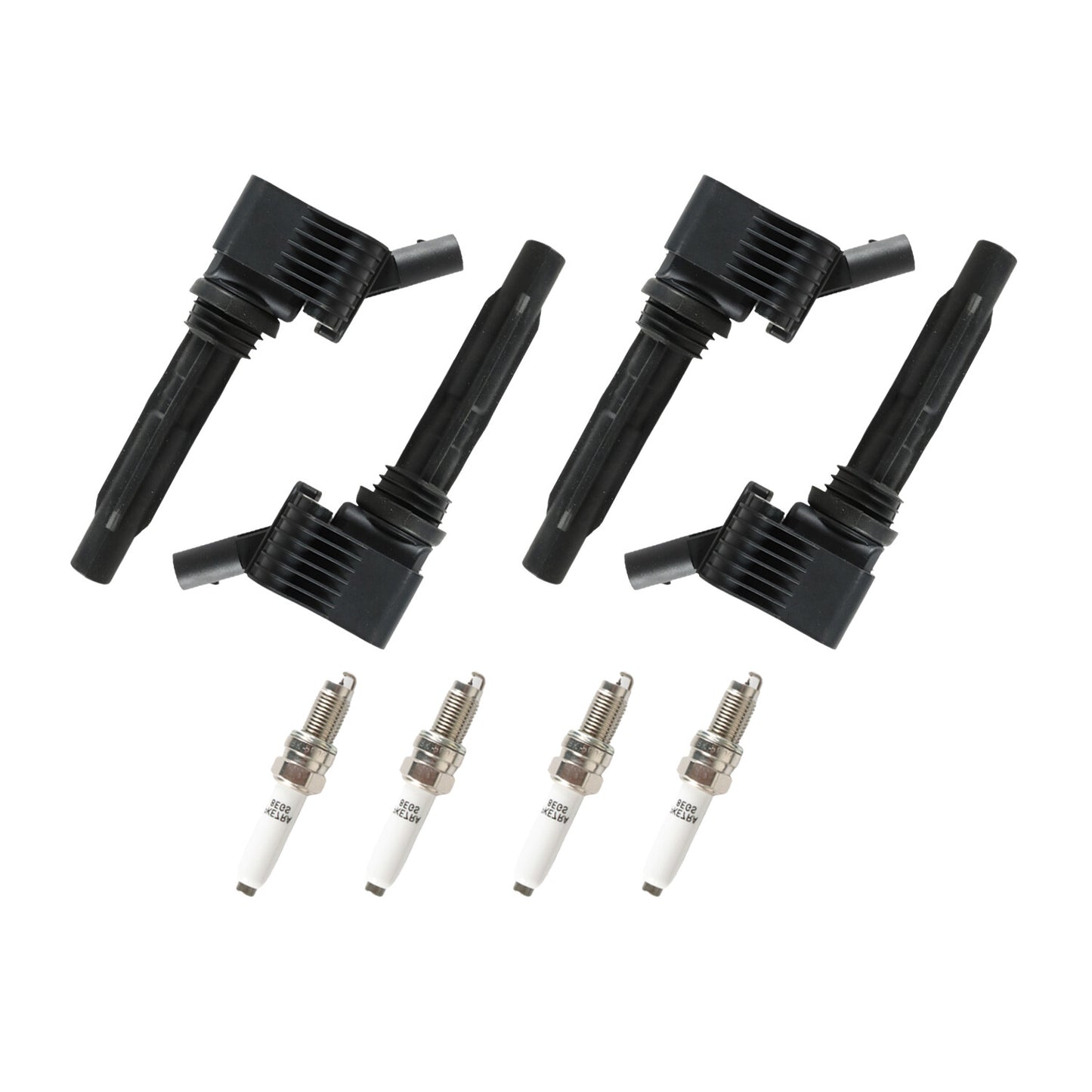 4pcs Ignition Coils  Iridium Spark Plug Kit for VW for Jetta for Audi 2016-2018