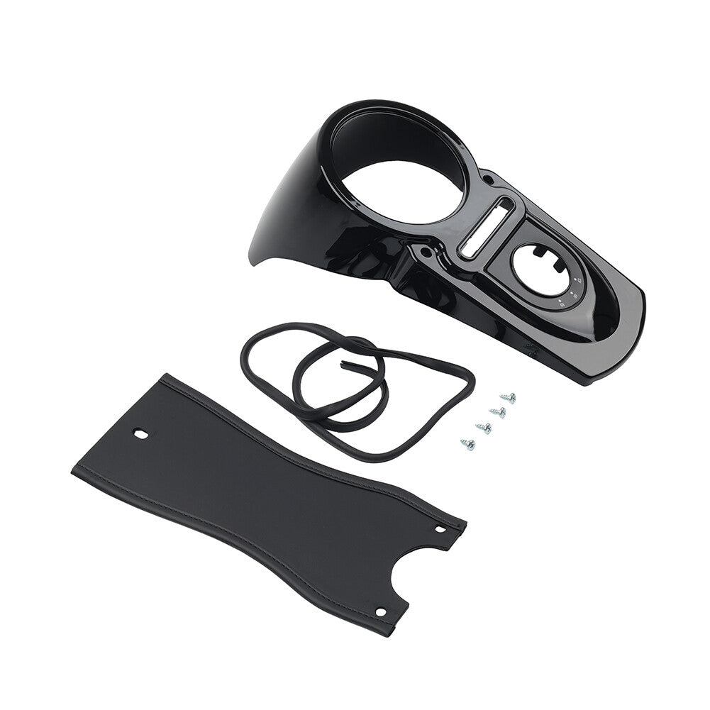 Motorcycle Fuel Tank Console  Gas Tank Panel Bib for Harley Dyna FXDF FXDB