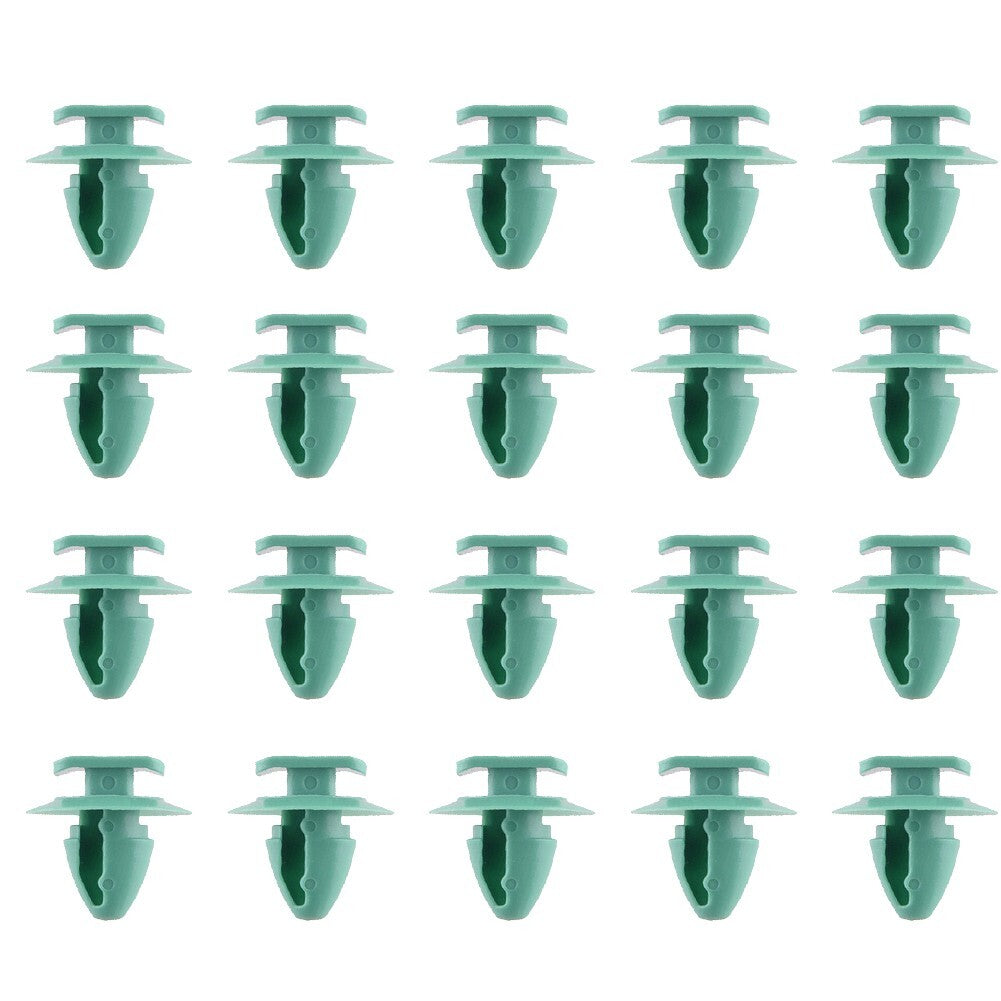 20Pcs Green Wheel Arch Fender Flare Molding Trim Retainer-Clips Fit for Jeep