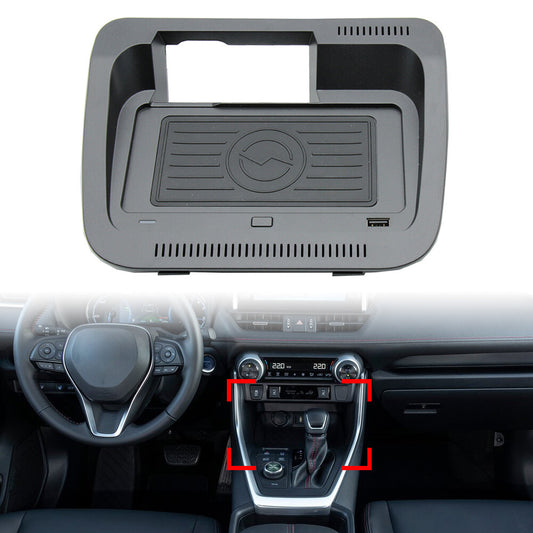 Wireless Car Charger Phone Fast Charging Pad for Suzuki Across iPhone Samsung