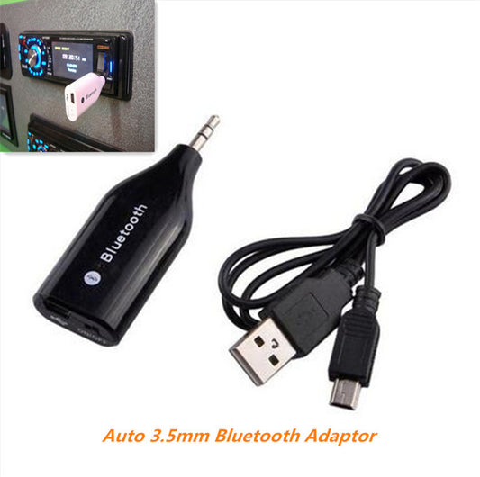 Car Bluetooth AUX Phone Hands- Stereo Audio Music Receiver Adapter Wireless