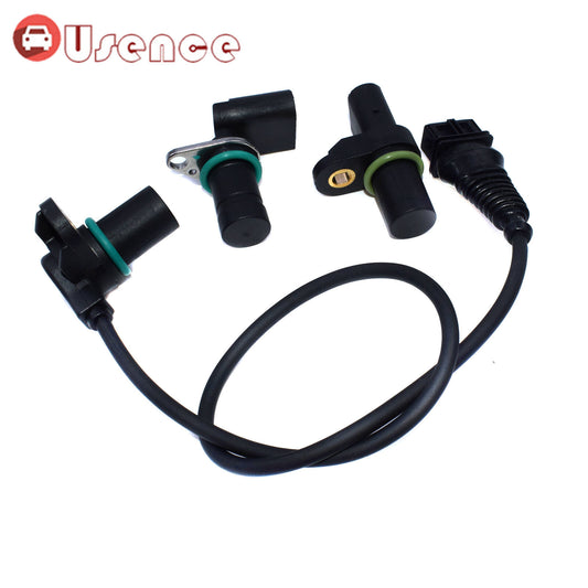 Set of 3 Engine Camshaft Cranskshaft Position Sensor for BMW E46 12141709616