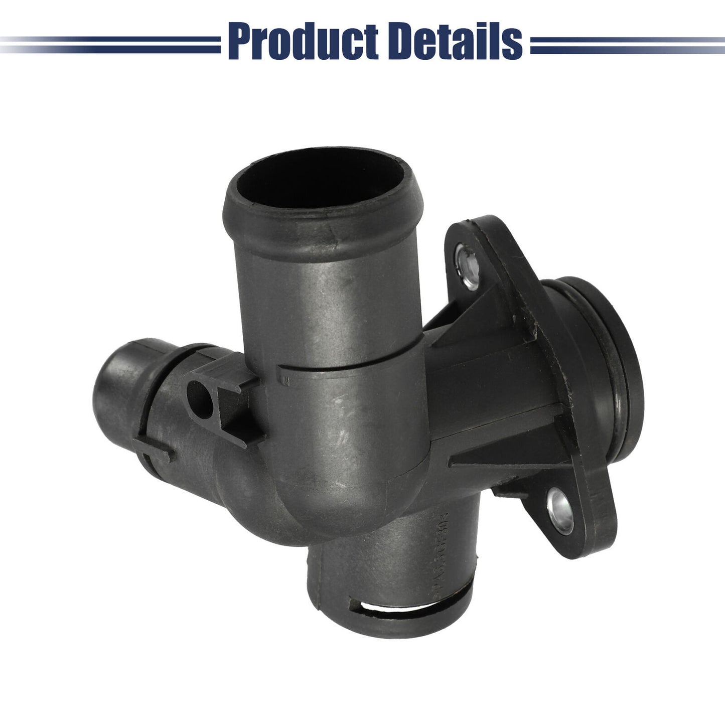 06D121133A 2pcs Radiator Coolant Hose Flange for AUDI A4 BASE SEDAN 4-DOOR