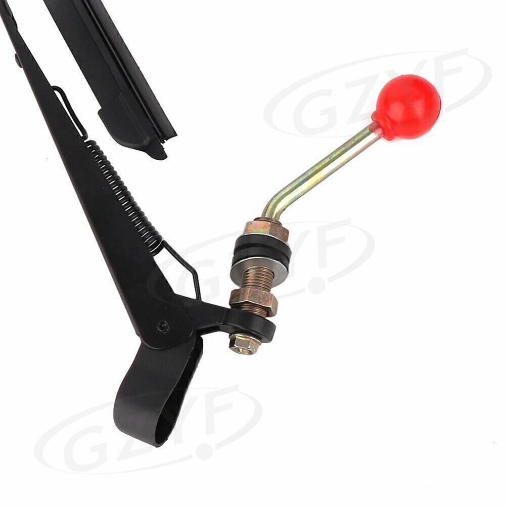 Universal UTV Handbetrieb Windschutzscheibe Wischer Gummi Klinge Ersatz