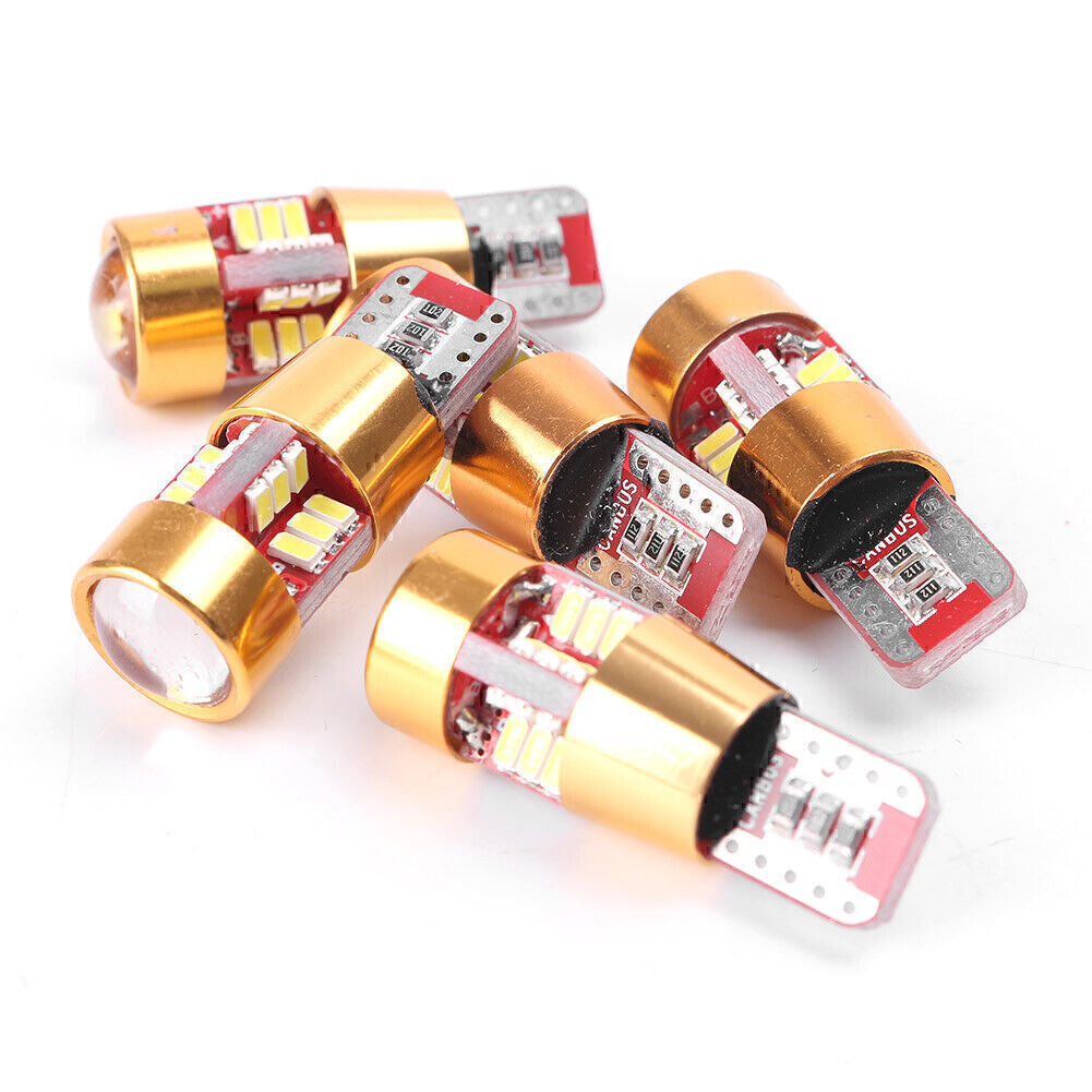 10X LED CANBUS ERROR FREE T10 3014 27SMD Side Wedge Bulbs Lights 6000K White po