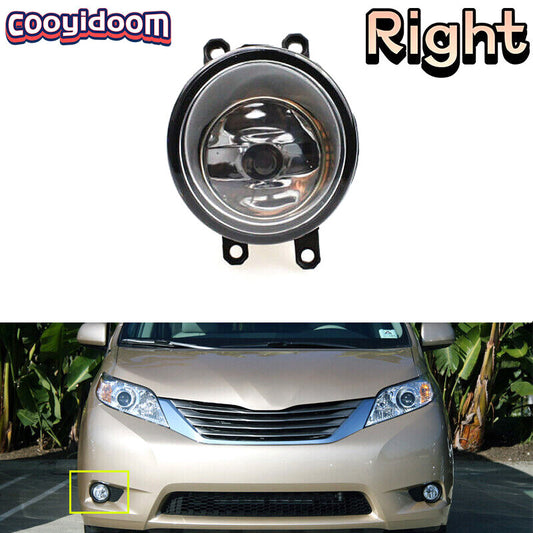 Right front fog light with bulb for Toyota for Sienna 2011-2017