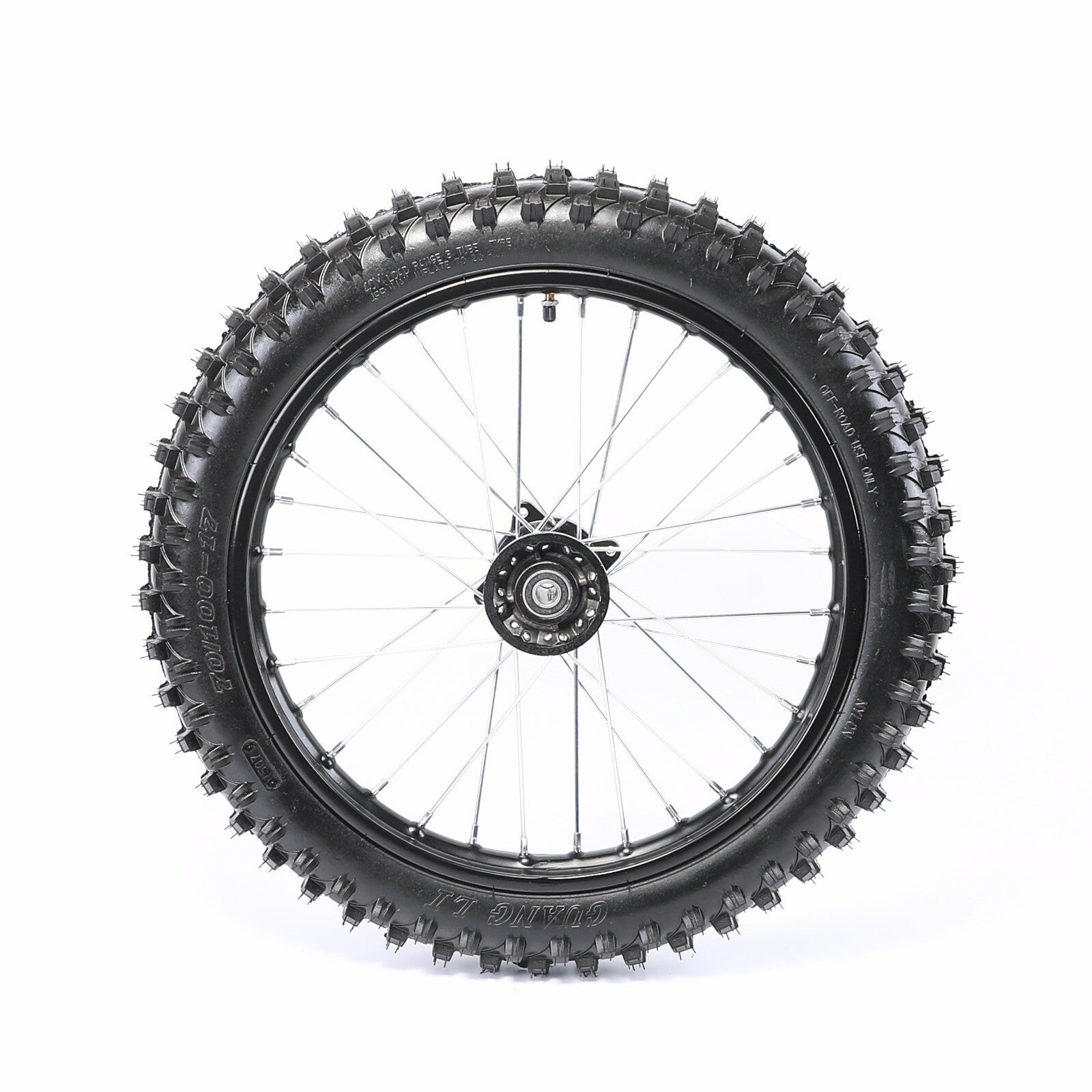 17-inch front wheel 70/100-17 tire and rim assembly for Apollo SSR 125CC YZ85 mountain bike.