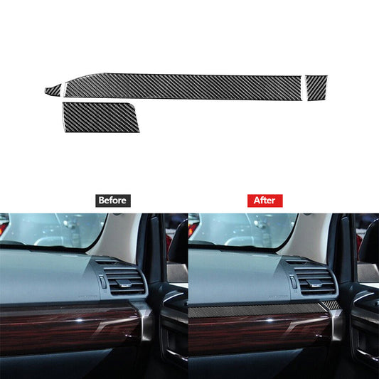 4Pcs Carbon Fiber Center Control Panel Cover Trim for Toyota 4Runner 2010-2020