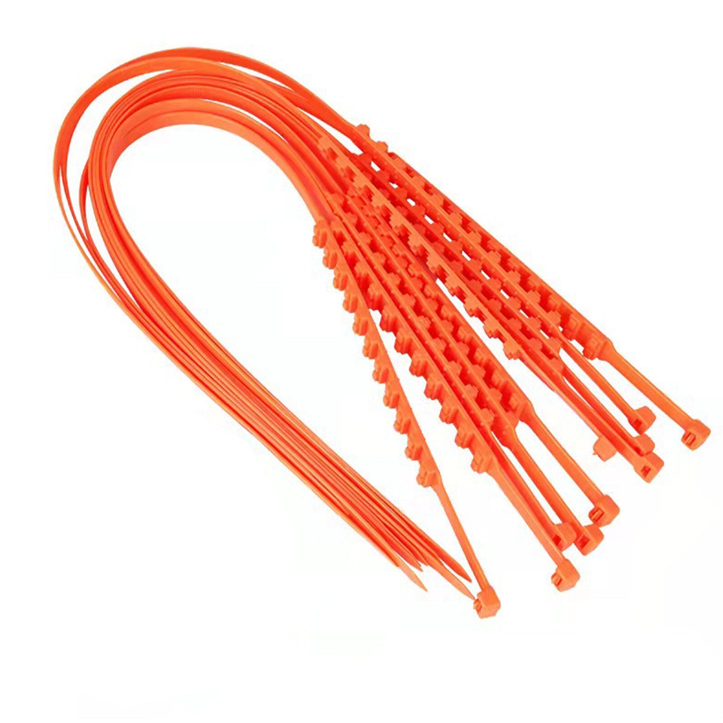 10Pack 2mm Car Nylon Anti-Skid Chains Tendon Wheel Belt For 175-295 Wide Tyre H