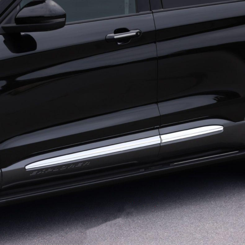 for Ford Explorer 2020-2023 Exterior door body side molding chrome covers Panel