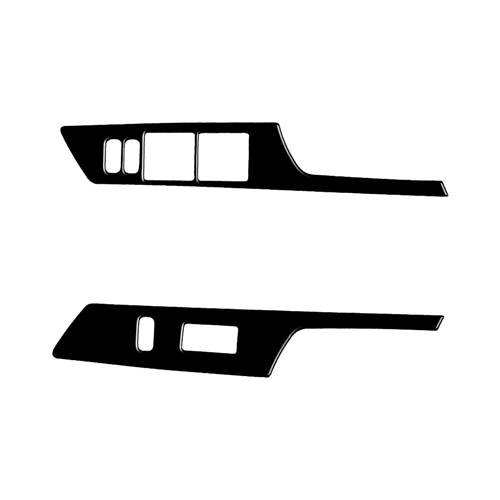 2X Gloss Black Front Door Lift Control Cover Trim for Toyota Matrix 2009-2014
