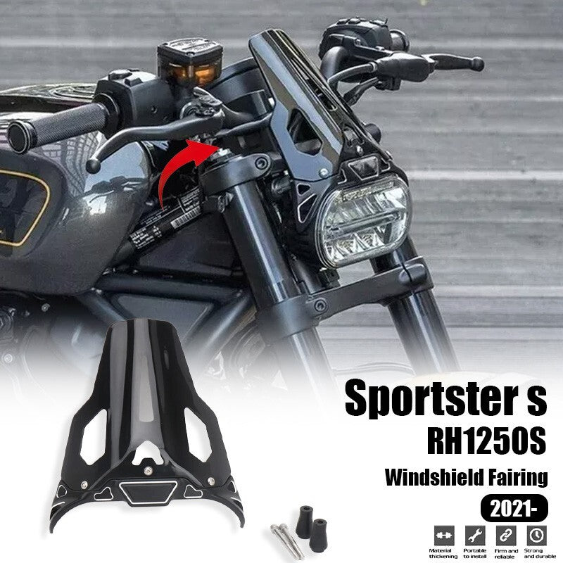 Windscreen Screen Windshield Fairing For Sportster S SPORTSTER S RH1250S 21-23