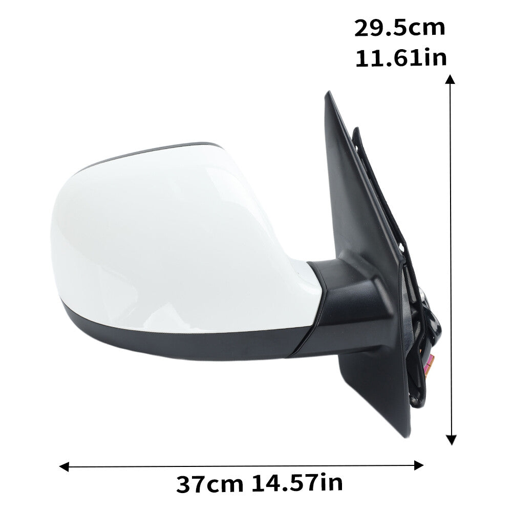 F¨¹r for VW T5 Transporter 2010-2015 Au?enspiegel R¨¹ckspiegel Wei? Rechts 7 Draht