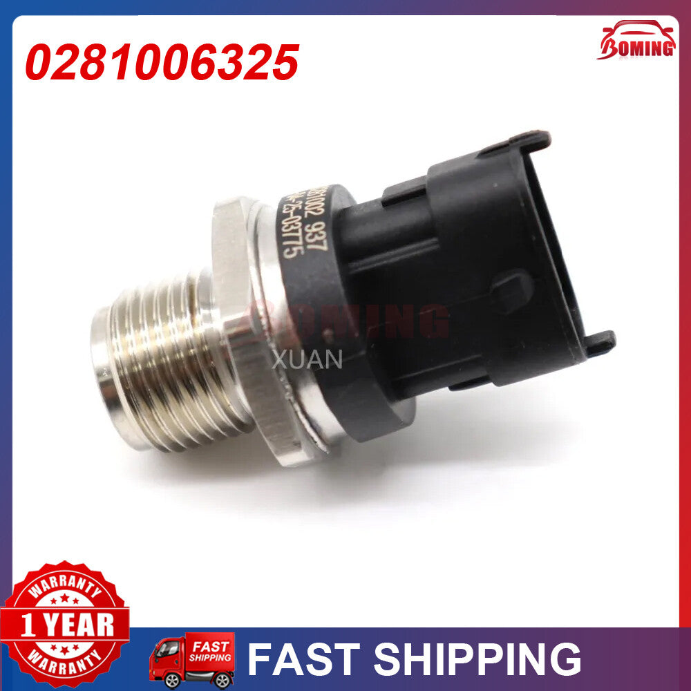 New 0281006325 Fuel Rail Pressure Sensor for Dodge for Ram 2500 3500 0281002851