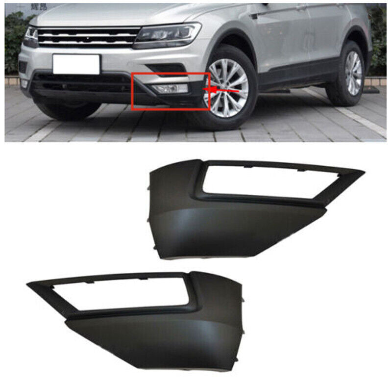 Fog Lamp Light Grille Cover Trim Bezel Left Right for VW for Tiguan 2018 2019 2020