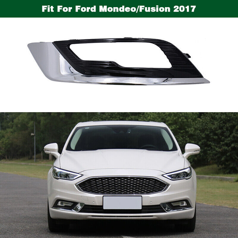 1Pcs Left Chrome Fog Light Lamp Cover Bezel Trim Fit for Ford Mondeo/Fusion 2017