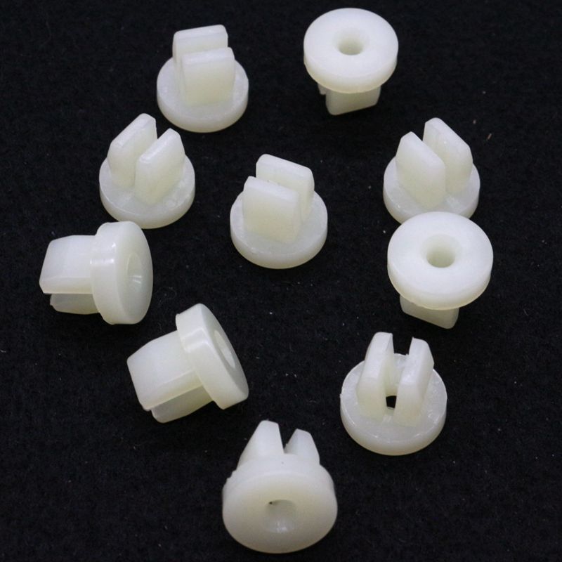 10-piece set of license plate round head nuts, screws, and cable clips for universal 378006