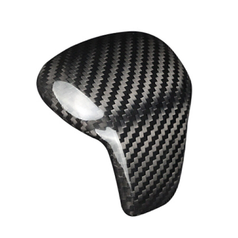 Carbon fiber gear shift knob cover trim for Volkswagen for Tiguan 2017-2019 and 2018 models.