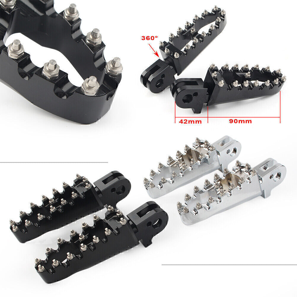 2x Foot Peg Footrest Fit Thunderbird/Adventurer/Legend/ Bonnevill T100