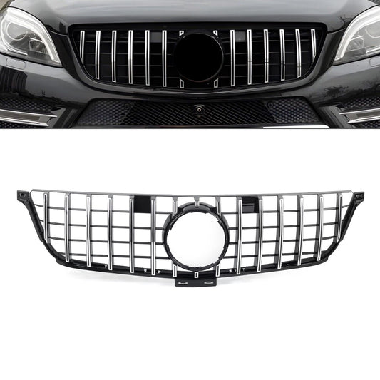 GTR Style Front Bumper Radiator Hood Grille for Benz ML Class W166 2012-15 15 12