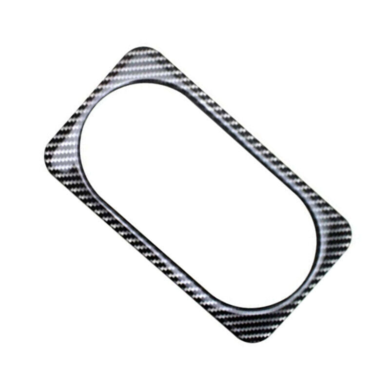 Rear Water Cup Holder Panel Trim 1 for Kia K3 Forte 2019-2022 Real Carbon Fiber