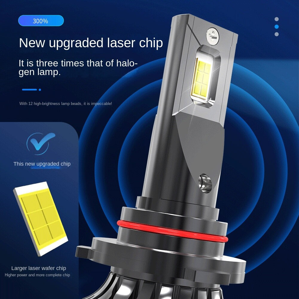 ?2x H13 Hi Lo LED Headlight Bulbs 6000K 20400LM 12 Chips Super Bright Kit?
