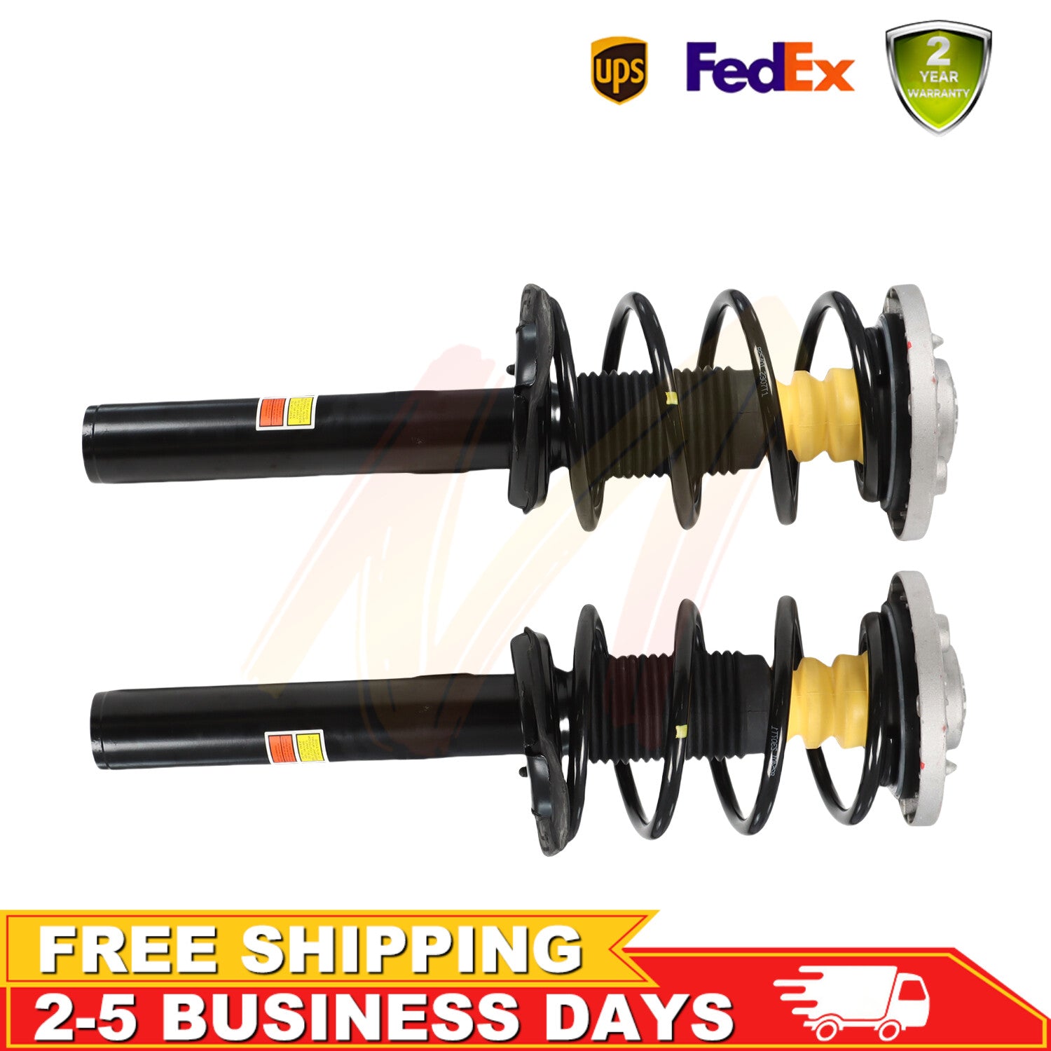 4-piece shock absorber kit for Ferrari California 2008-2014 front and rear with magnetic ride-on features.