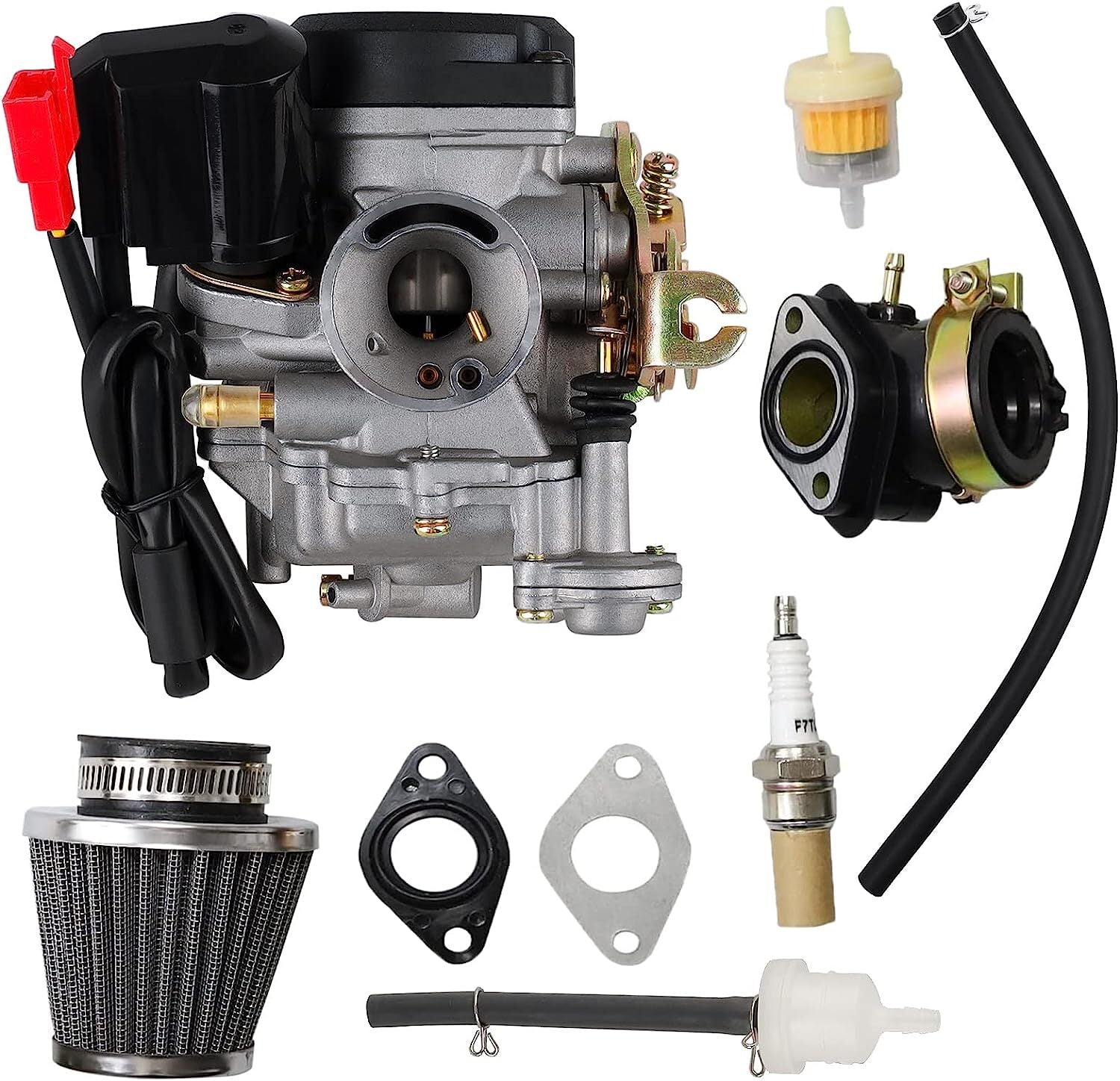 Carburetor for GY6 49cc 50cc 4 Stroke Scooter Taotao 80cc PD18J PD19J PD20J ATV