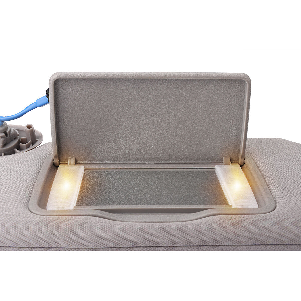 83280-TLY-H11ZB Gray Sun Visor for Honda CR-V Interior W/Mirror Light Left New