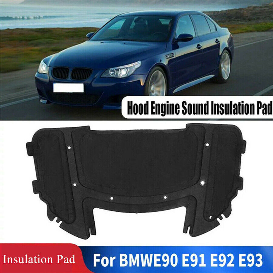 1x Car Hood Engine Sound Insulation Pad for BMW E90 E91 E92 E93 323i 51487059260