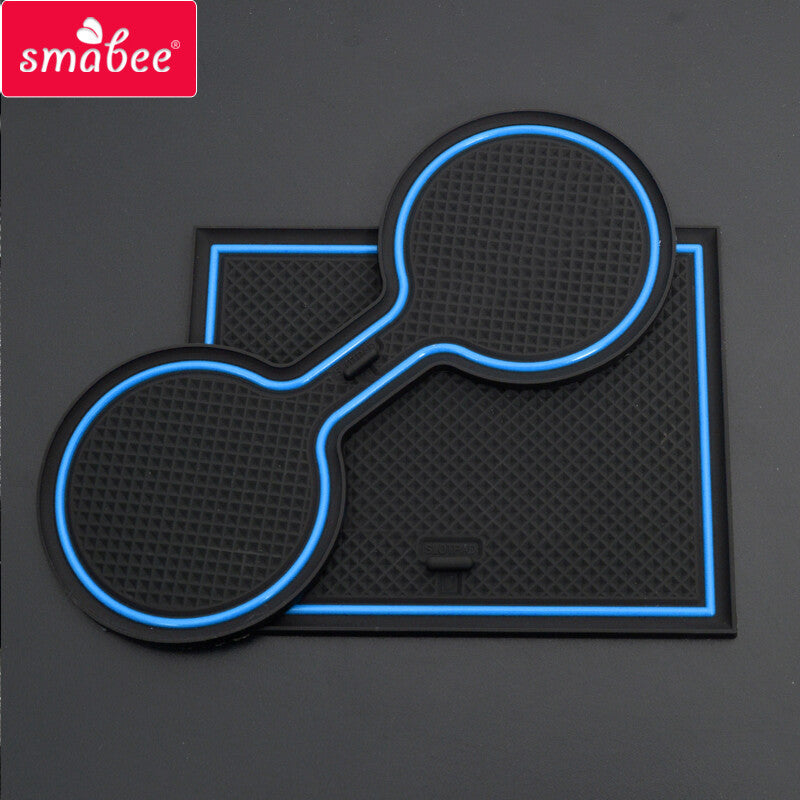 for Mazda BT-50 DX GT SDX 2012-2016 Anti-Slip Gate Slot Cup Mat Accessories Pad