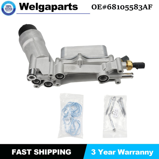 New 68105583AF for Chrysler 200 for Dodge for Jeep for Ram 1500 Aluminum Oil Filter Housing